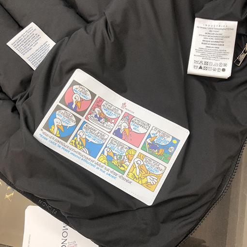 モンクレールスーパーコピー Gallienne 新作レザーバッジウールダウンベスト