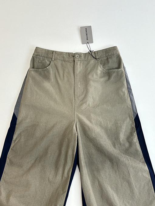 バレンシアガ カラーブロックパンツ