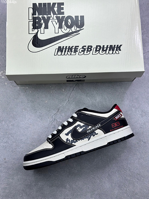 Nike SB Dunk Low x Balenciaga 新しいローカットカジュアルスニーカー
