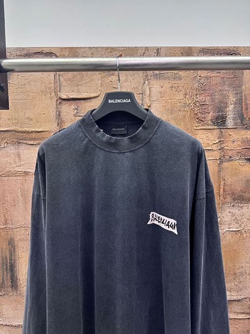 バレンシアガスーパーコピー 新作テープロングスリーブシャツ