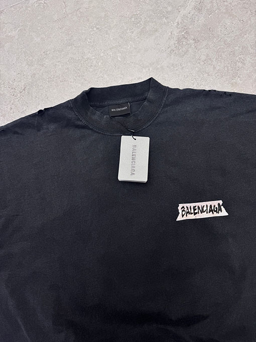 バレンシアガスーパーコピー 新作テープロングスリーブシャツ