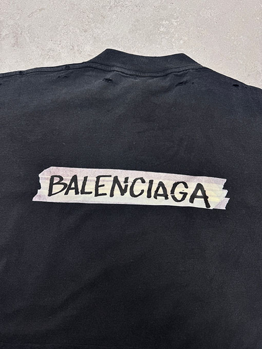 バレンシアガスーパーコピー 新作テープロングスリーブシャツ