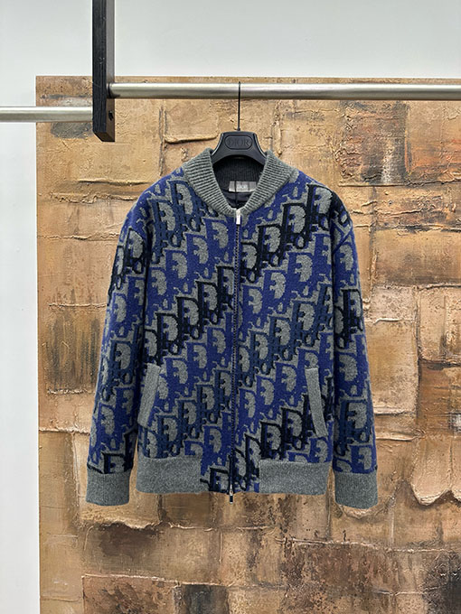 ディオール モノグラムウールカーディガン
