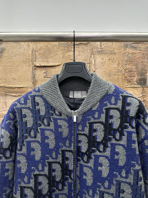 ディオール モノグラムウールカーディガン