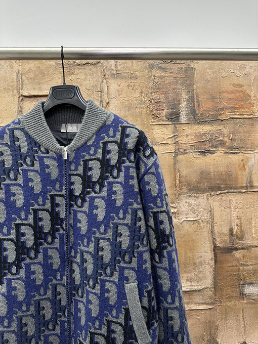 ディオール モノグラムウールカーディガン
