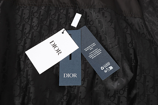 ディオールコピー 胸にロゴプリントが入ったフード付きジャケット