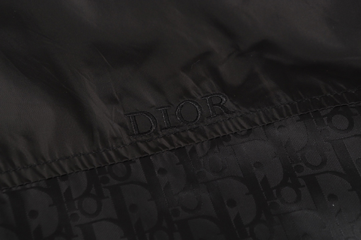 ディオールコピー 胸にロゴプリントが入ったフード付きジャケット