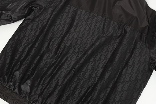 ディオールコピー 胸にロゴプリントが入ったフード付きジャケット