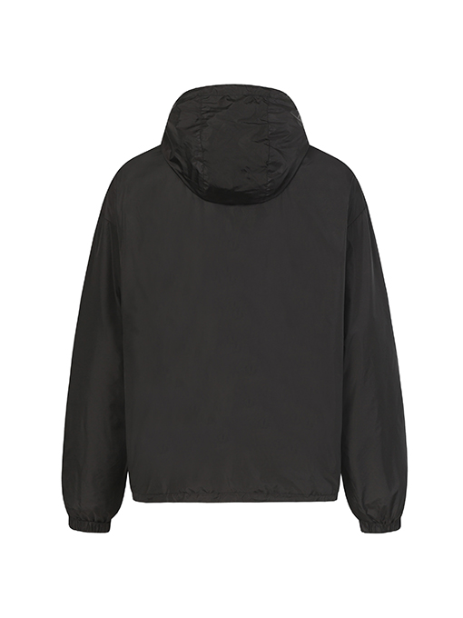 プラダ 両面カラーブロックナイロンロゴジャケット