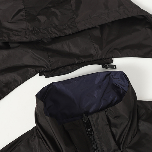 プラダ 両面カラーブロックナイロンロゴジャケット