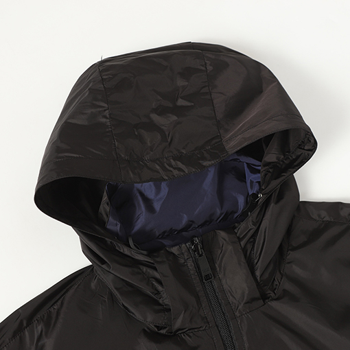 プラダ 両面カラーブロックナイロンロゴジャケット