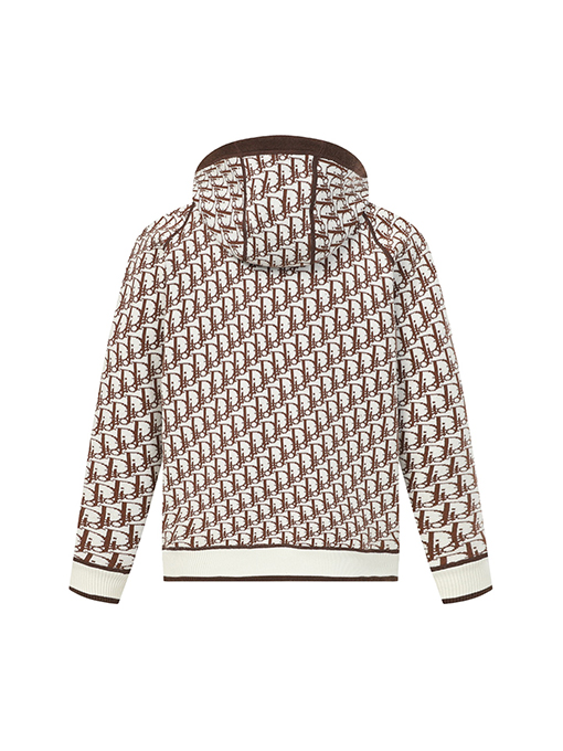 ディオール ジャカードリバーシブルカシミアコート