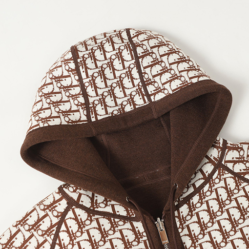 ディオール ジャカードリバーシブルカシミアコート