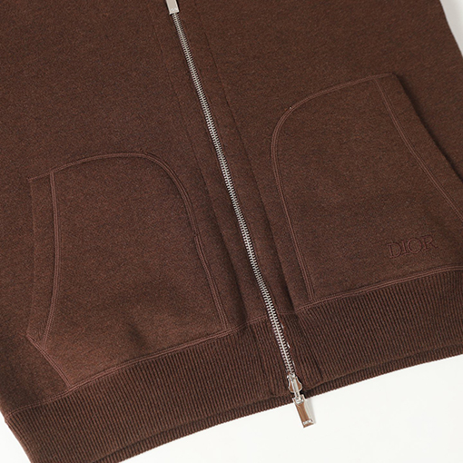 ディオール ジャカードリバーシブルカシミアコート