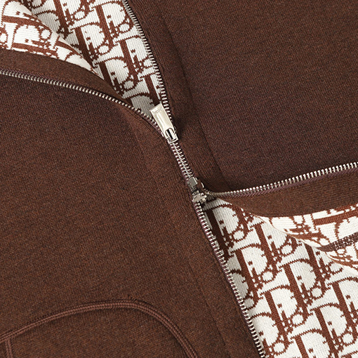 ディオール ジャカードリバーシブルカシミアコート