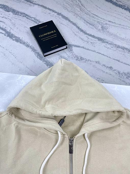 バーバリー チェック柄パッチワークウォーホースフード付きジップアップスウェットシャツ