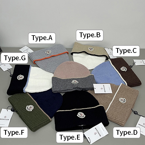 モンクレール 公式サイトと同じスタイル厚のニット帽