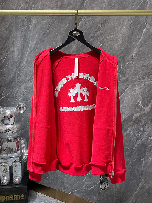 クロムハーツスーパーコピー U Sailin On フード付きジップアップスウェットシャツ