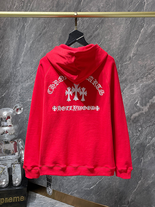 クロムハーツスーパーコピー U Sailin On フード付きジップアップスウェットシャツ