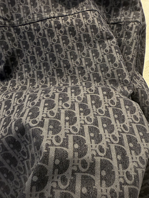 DIOR X KAWS 限定蛇年刺繍りフロックバーンアウトモノグラムプリントシャツ