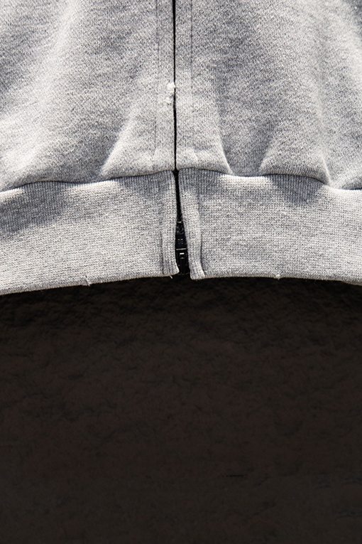 バレンシアガ Balenciaga 500gのフード付きジップアップスウェットシャツ