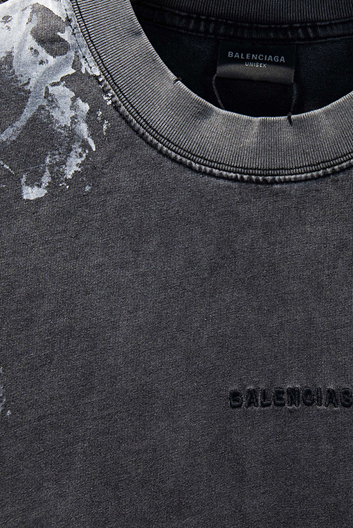 バレンシアガ Balenciaga 新作 ダメーグラフィティロングスリーブシャツ