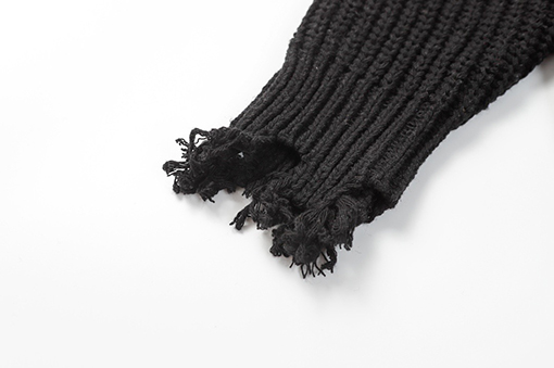 クロムハーツ ランウェイスタイルのチャンキーニットのルーズフィットセーター