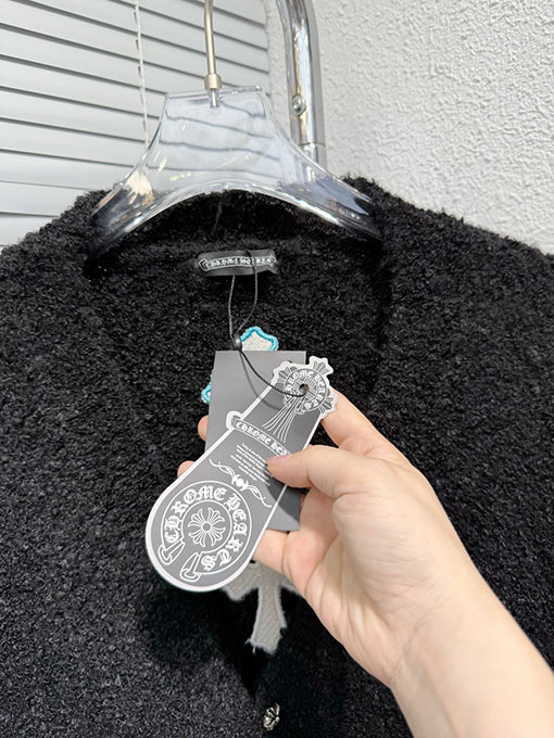 クロムハーツ ランウェイスタイルのニットカーディガン