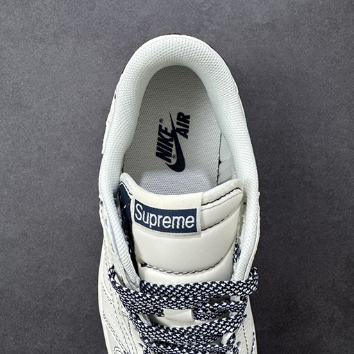 シュプリーム Nike Air Jordan 1 Low X Supremeコピー ローカット レトロルシューズ