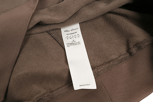 リックオウエンスコピー スパンコールフード付きスウェットシャツ