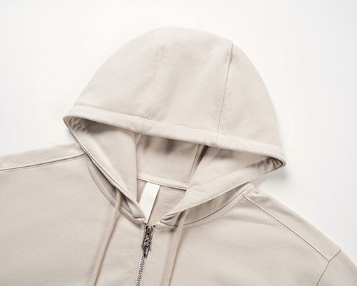 クロムハーツ ウォッシュと焼けしたフローラルアップリケ刺繍と透かしりのラインストーンしたフード付ジップアップスウェットシャツ