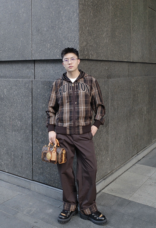 ルイヴィトンスーパーコピー チェック柄フード付きジャケット