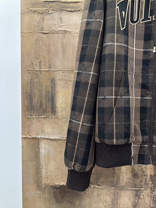 ルイヴィトンスーパーコピー チェック柄フード付きジャケット