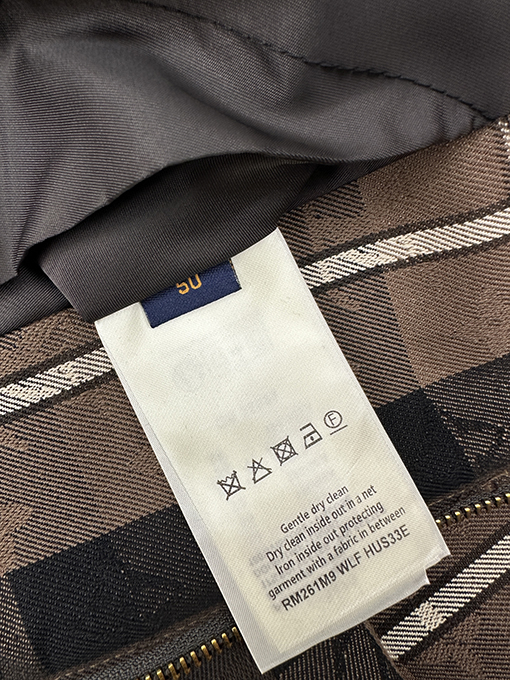 ルイヴィトンスーパーコピー チェック柄フード付きジャケット