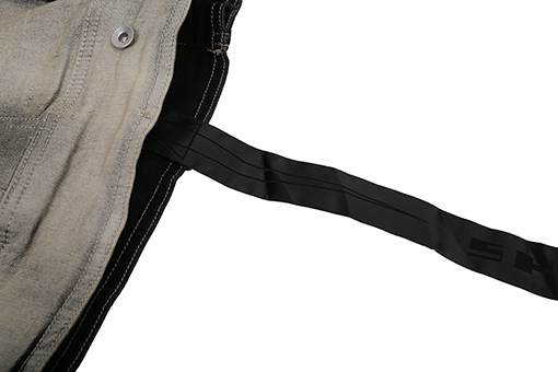 リックオウエンススーパーコピー 不規則なカットのパッチワークコーティングジャケット