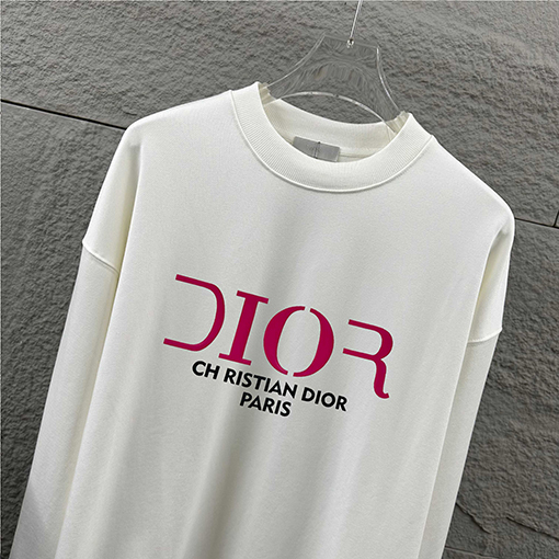 ディオール 新作の長袖クルーネックスウェットシャツ