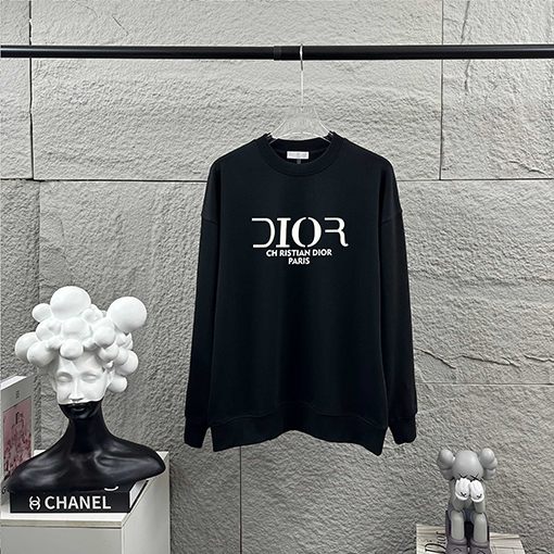 ディオール 新作の長袖クルーネックスウェットシャツ