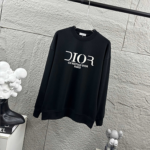 ディオール 新作の長袖クルーネックスウェットシャツ