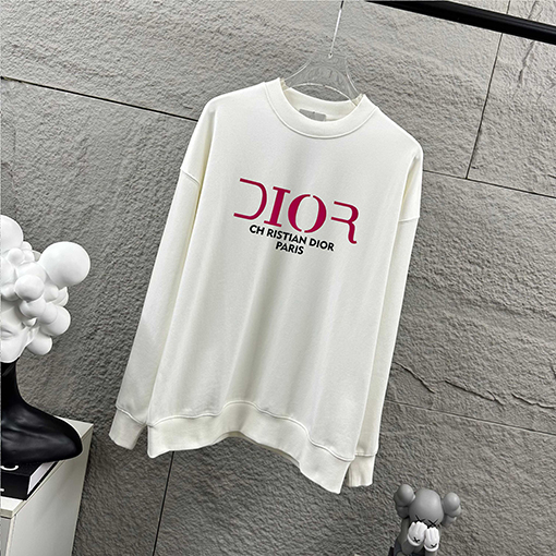 ディオール 新作の長袖クルーネックスウェットシャツ