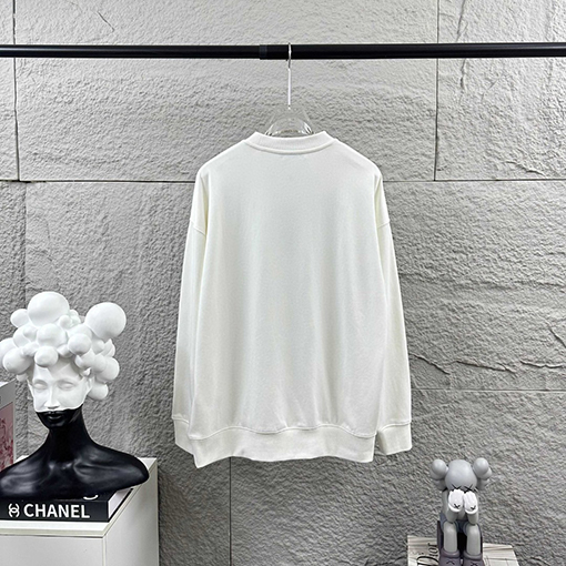 ディオール 新作の長袖クルーネックスウェットシャツ