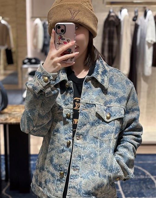 ルイヴィトンスーパーコピー クラウドジャカードスケートボードデニムジャケット