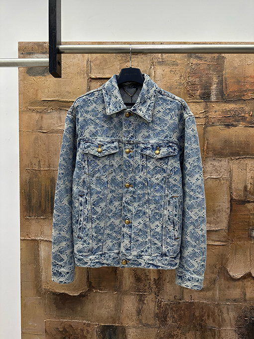 ルイヴィトンスーパーコピー クラウドジャカードスケートボードデニムジャケット