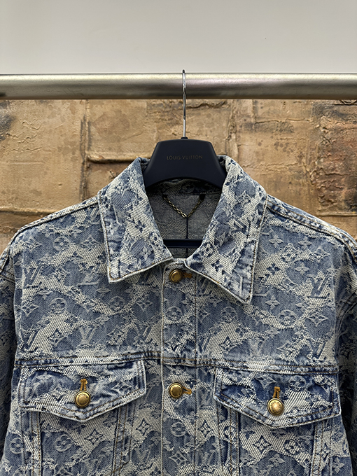 ルイヴィトンスーパーコピー クラウドジャカードスケートボードデニムジャケット