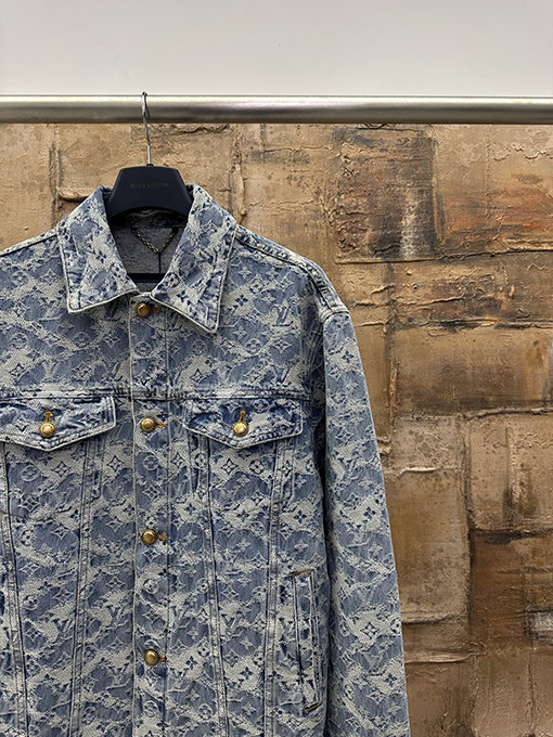 ルイヴィトンスーパーコピー クラウドジャカードスケートボードデニムジャケット