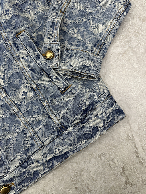 ルイヴィトンスーパーコピー クラウドジャカードスケートボードデニムジャケット