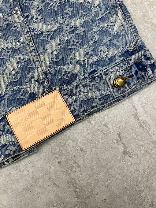 ルイヴィトンスーパーコピー クラウドジャカードスケートボードデニムジャケット