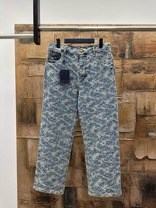 ルイヴィトン クラウドジャカードスケートボードジーンズ