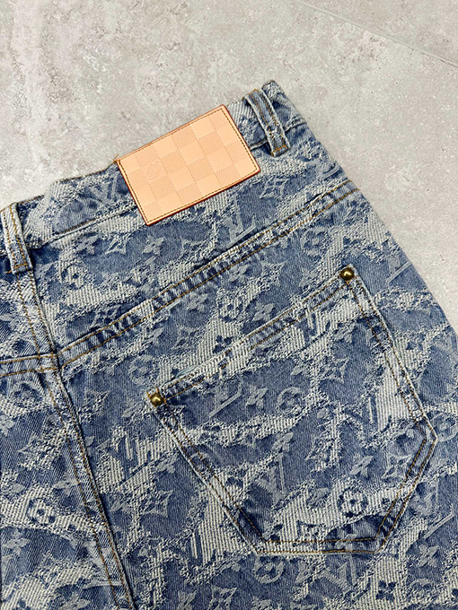 ルイヴィトン クラウドジャカードスケートボードジーンズ