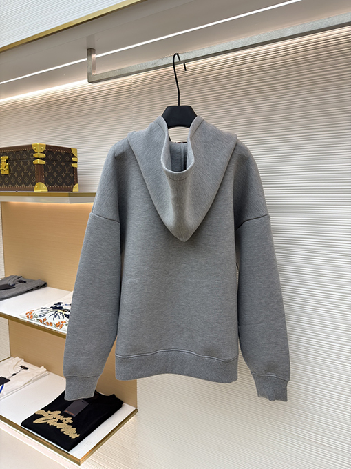 グッチ アップリケ バーンアウト 刺繍 ジップアップ パーカー