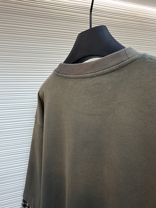 アクネストゥディオズ ACNE GYM ダメージロゴフェイクツーピース長袖シャツ